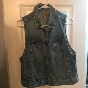 American Eagle Denim Tank Jacket